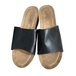 Rouge Helium 8.5 Women's Cork Leather Wedge Preppy Summer Minimalist Coastal